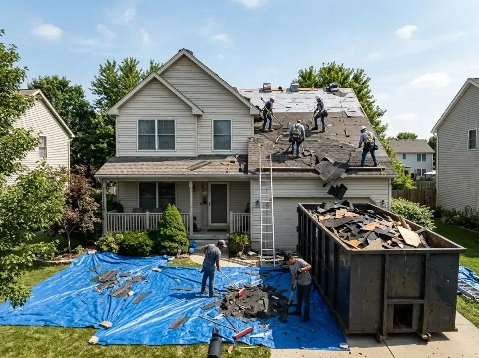 roof-replacement-debris-remova-004 — frequently asked questions, Cheapest Dumpster Rentals in Lantana, TX